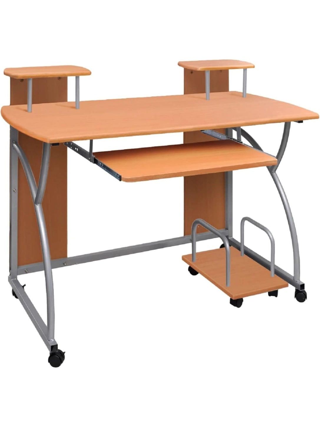 Laptoptisch in Braun aus Holzwerkstoff mit Ablageflache 110 x 52 x 88,5 cm