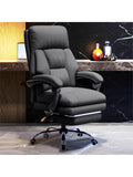 Ergonomischer Burostuhl mit Fussstutze hoher Ruckenlehne und Neigungsfunktion